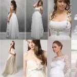 Что учесть при выборе свадебного платья беременной невесте Самые красивые свадебные платья для беременных